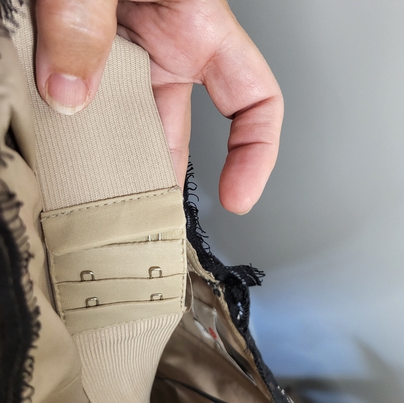 Neiman Marcus black over cream mini dress  women's 4   #2370 - Picture 7 of 10